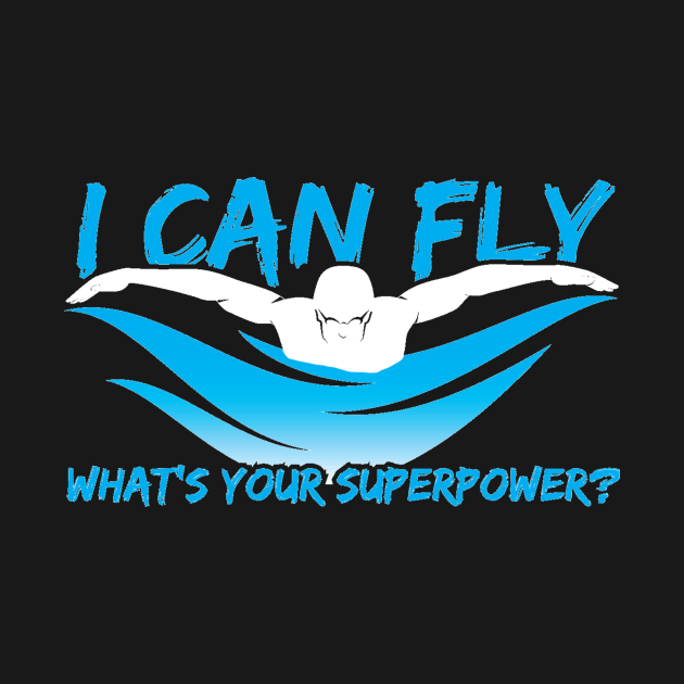 I Can Fly Swimming by CasesTshirts