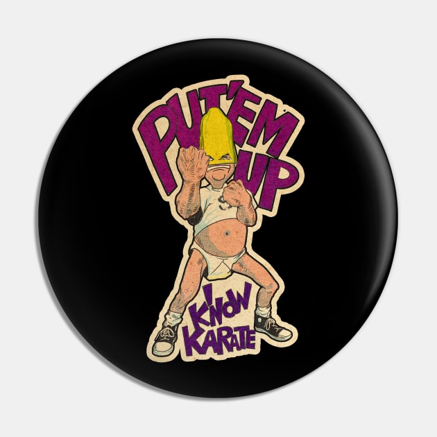 Put'em Up Pin by Deadcatdesign