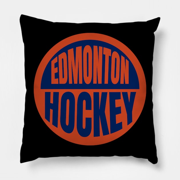 edomton hockey Pillow by Alsprey31_designmarket