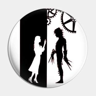 Edward Scissorhands and Kim Boggs Pin