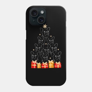 Frenchie Xmas Tree French Bulldog Lovers Christmas Vibes Phone Case