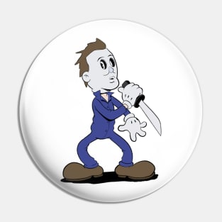 Michael Halloween (transparent) Pin