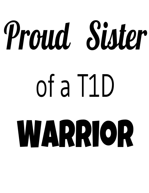 Proud Sister Of A T1D Warrior Kids T-Shirt by CatGirl101