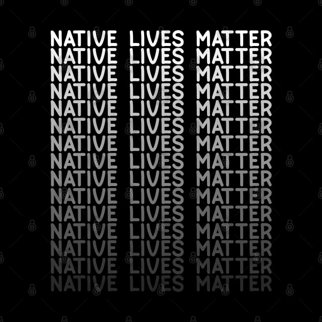 Native Lives Matter by hallyupunch