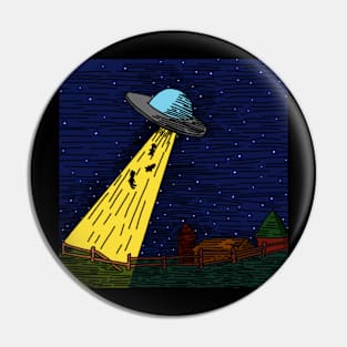 UFO Abduction Pin