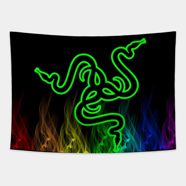 Razer Gaming Tapestry by Mikaela Studios