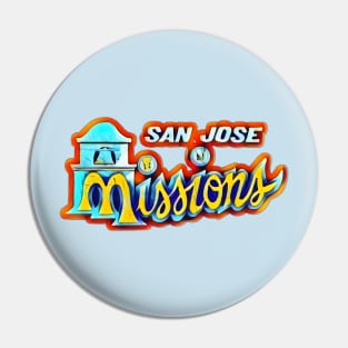 San Jose Missions Baseball Pin