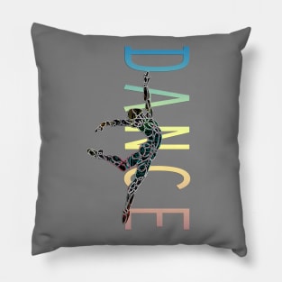 Dance Text Dancer Pillow
