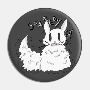 Scaredy Cat Pin