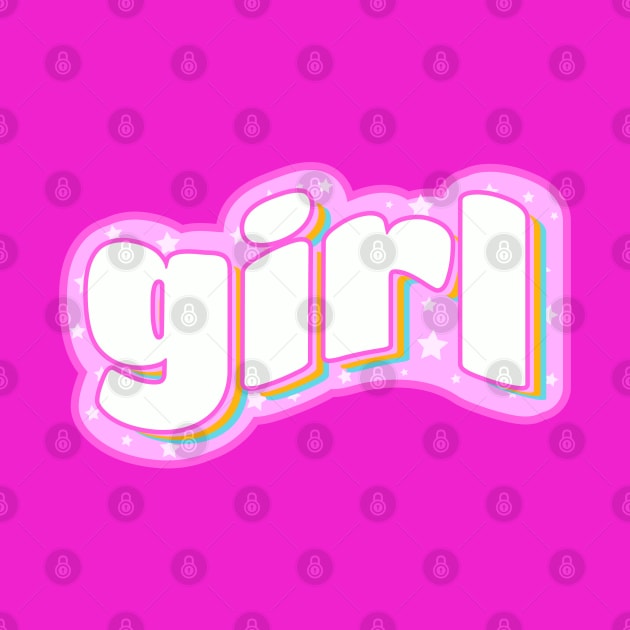 Girl Word Design by BrightLightArts