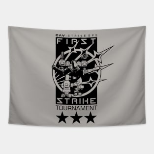 FIRST STRIKE TOURNAMENT BLACK Tapestry