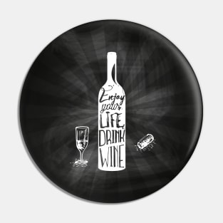 Wine blackboard #3 Pin