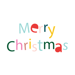 Colorful Merry Christmas T-Shirt