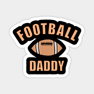 Football Daddy Drawing And Text Magnet