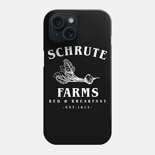 Schrute Farms est 1812 Phone Case by newledesigns