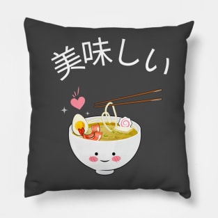 Kawaii Neko Cat Ramen Anime Japanese Pillow