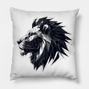 Lion Glass Pillow