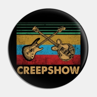 Graphic Proud Creepshow Name Guitars Birthday 70s 80s 90s Pin