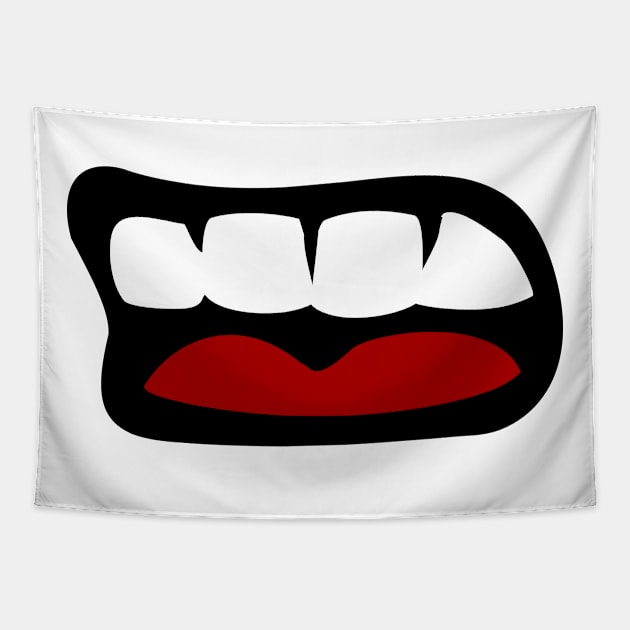 Mouth Tapestry by ShirtyLife