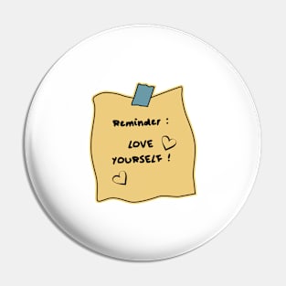 Love Yourself! Pin