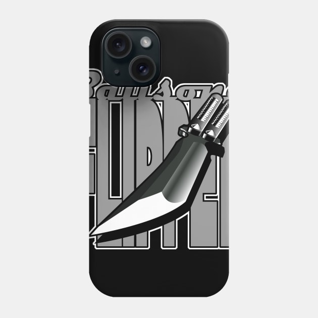 Balisong Flipper Katana Phone Case by Spikeani