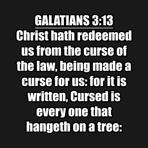 Galatians 3:13 KJV by Holy Bible Verses