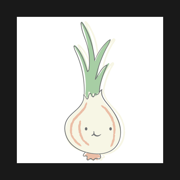 Cute Kawaii Onion by greenoriginals