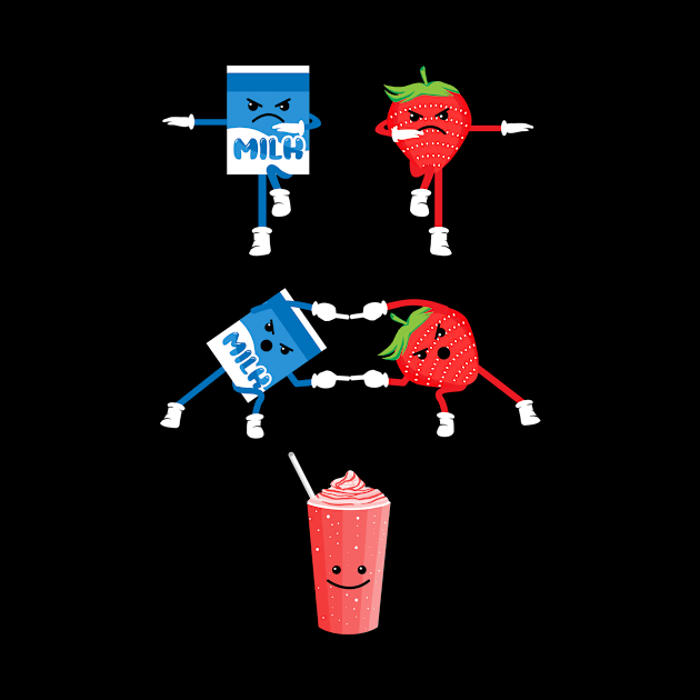 Strawberry, Milk, Milkshake, Fusion, Shake, Creamy, Fun by Strohalm