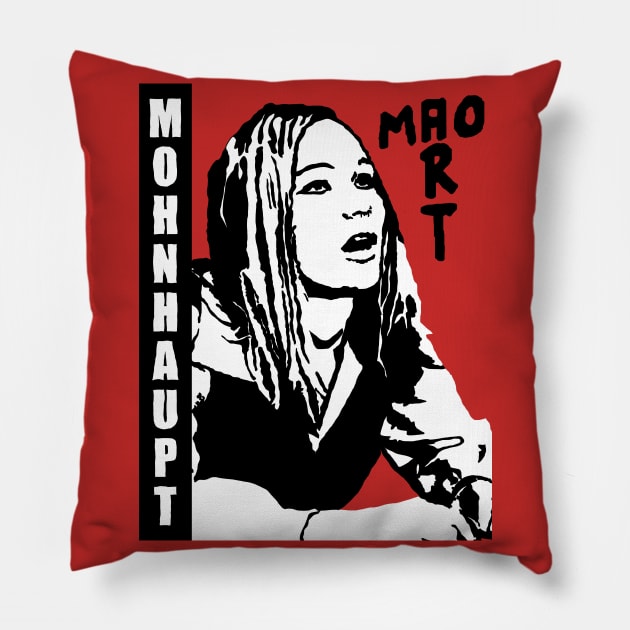 Brigitte Mahnhaupt RAF Pillow by WellRed