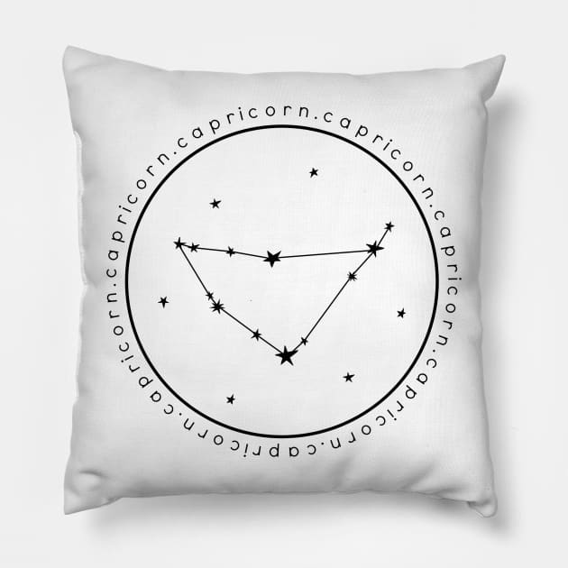 Capricorn Pillow by Jande Summer