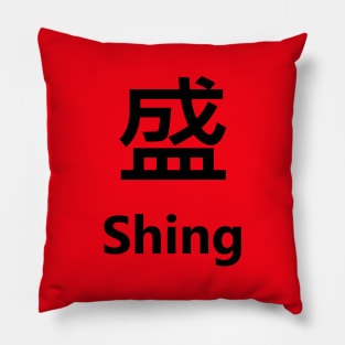 Chinese Surname Shing 盛 Pillow