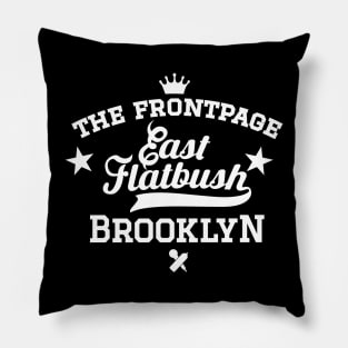 New York Brooklyn - East Flatbush Brooklyn Schriftzug - East Flatbush Logo Pillow