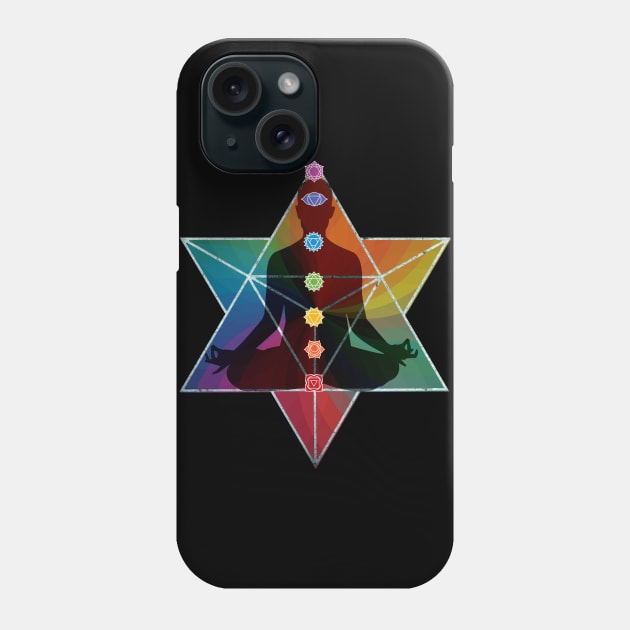 Merkaba Activation Meditation Phone Case by Bluepress