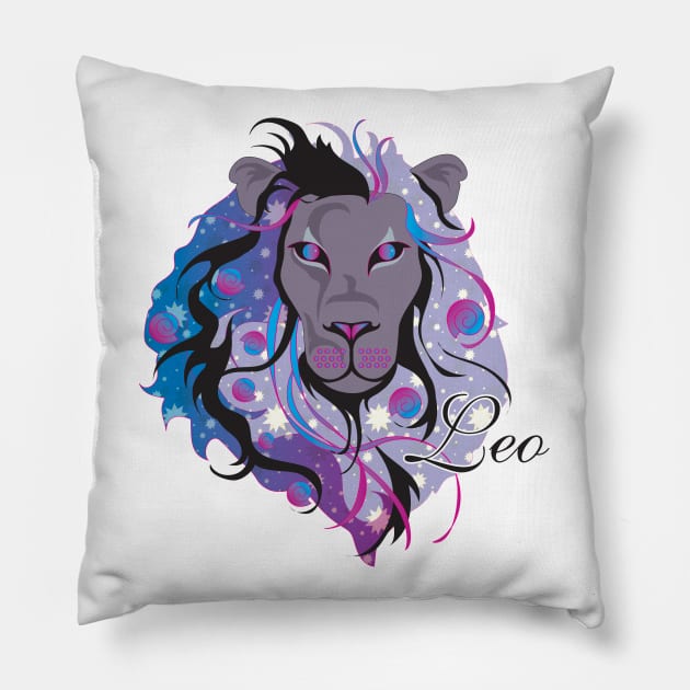 Starlight Leo Pillow by The Cuban Witch