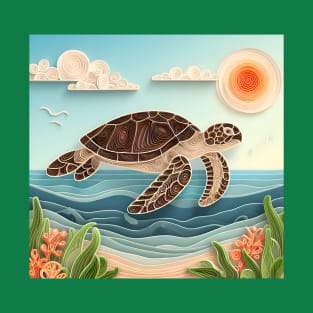 Sea Turtle T-Shirt Hoodie Shirt Wall art Sticker Mug Tote Gift etc. T-Shirt