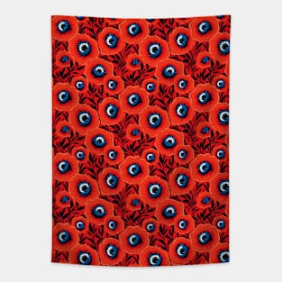 Poppies-Eyes Tapestry