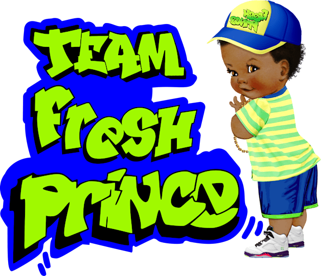 Team Fresh Prince Kids T-Shirt by GreyMoonStudio