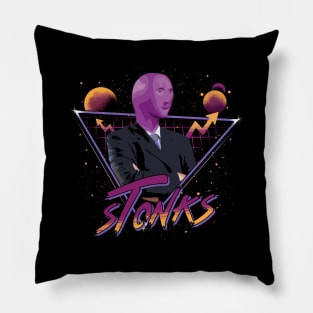 Stonks Pillow