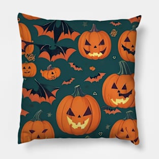the perfect pumpkin pattern for your halloween Pillow