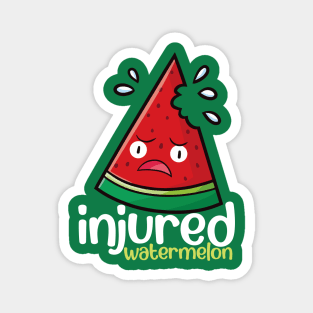 Injured Watermelon Magnet