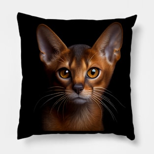 Abyssinian Cat - A Cute Gift Idea For All Cat Lovers And Cat Moms Pillow