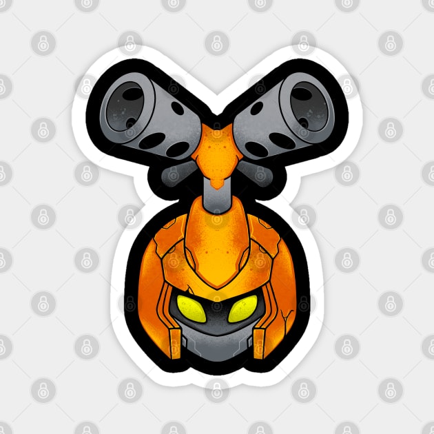 Meta Bee Magnet by ramenboy