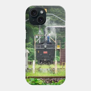 SL Yamaguchi-go Steam Train "The Lady" at Tsuwano Phone Case