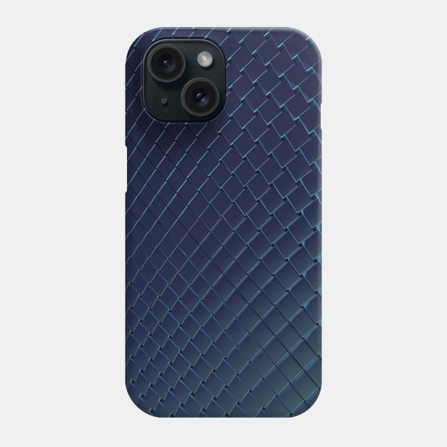 Cubical Sea Phone Case by LefTEE Designs