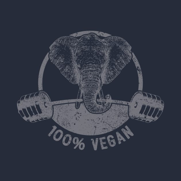 100% Vegan Elephant by yeoys