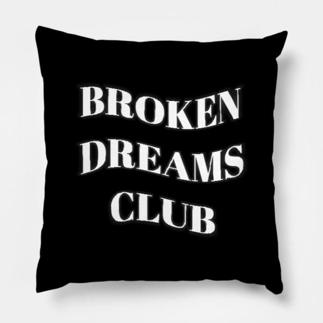 Broken Dreams Club Pillow by mareescatharsis