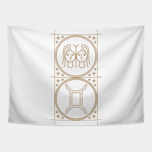 Gemini star sign Tapestry