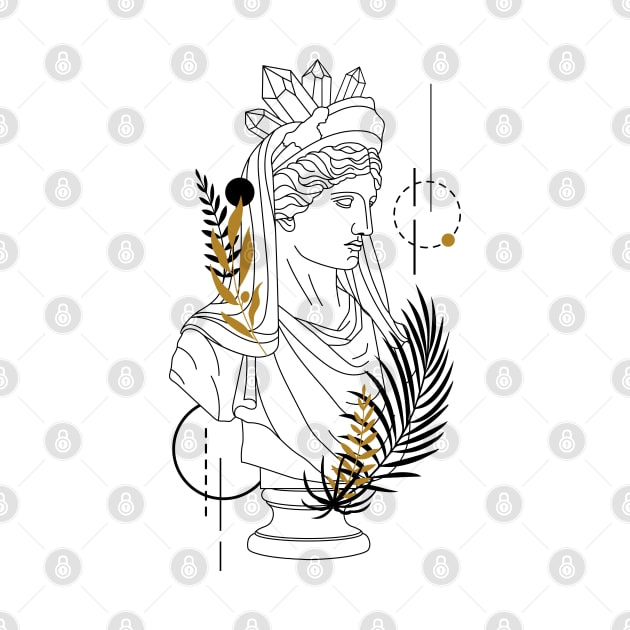 Demeter Goddess of the harvest, agriculture, fertility and sacred law by Wisdom-art