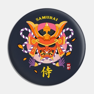 Awesome Ronin Samurai Mask Pin