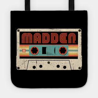 Proud To Madden Be Personalized Name Styles 70s 80s Tote